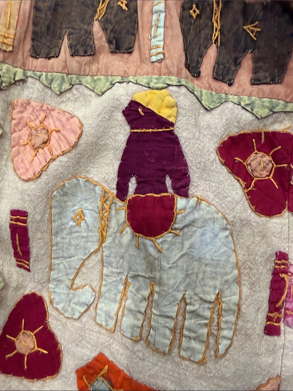 vintage patchwork, quilted hand, quilted jacket - Picture 7 of 9